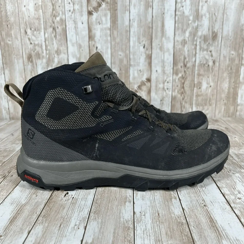 Salomon outline mid gtx boot waterproof‎ Mens 13